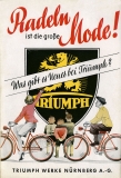 Triumph Fahrrad Prospekt 1930er Jahre