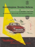 Program Autobahnspinne Dresden 18.9.1960