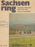 Program Int. Sachsenringrennen 8.7.1983