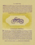 Snob 1,6 HP bicycle motor brochure 1922