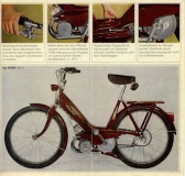 Mobylette Mini Moby brochure 1970s