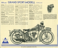 Motosacoche program 1931