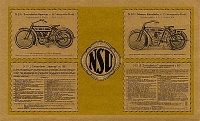 NSU Motorrad Programm 1914