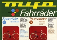 Mifa Fahrrad Programm 1973