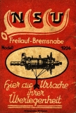 NSU Freilauf-Bremsnabe brochure 1924