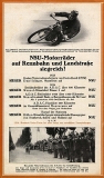 NSU motorcycle program 1926