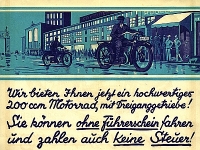 Preview: NSU 200 ccm Einzylinder Prospekt 1928 Preview: NSU 200 ccm Einzylinder Prospekt 1928