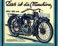 Preview: NSU 200 ccm Einzylinder Prospekt 1928 Preview: NSU 200 ccm Einzylinder Prospekt 1928