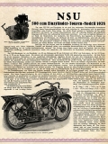 Preview: NSU 500 ccm Einzylinder Tourenmodell Prospekt 1928 Preview: NSU 500 ccm Einzylinder Tourenmodell Prospekt 1928