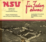 Preview: NSU Motorrad Programm 1929 Preview: NSU Motorrad Programm 1929