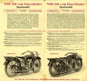 Preview: NSU Motorrad Programm 1929 Preview: NSU Motorrad Programm 1929