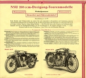 Preview: NSU Motorrad Programm 1929 Preview: NSU Motorrad Programm 1929