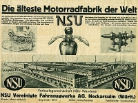 Preview: NSU Motorrad Programm 1930 Preview: NSU Motorrad Programm 1930