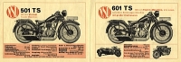 NSU motorcycle program 1931