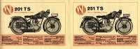 NSU motorcycle program 1931