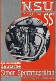 NSU 500 ccm SS  brochure 1931