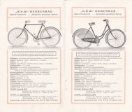 Hercules Fahrrad Programm 1920er Jahre