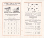 Hercules Fahrrad Programm 1920er Jahre