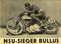 NSU Plakat Tom Bullus 1931
