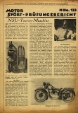 NSU 500 ccm Touren test 1932