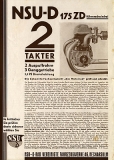 NSU 175 ZD brochure 1933