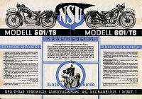 Preview: NSU 501 TS + 601 TS Prospekt 1934 Preview: NSU 501 TS + 601 TS Prospekt 1934