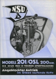 Preview: NSU 201 OSL Prospekt 1935 Preview: NSU 201 OSL Prospekt 1935