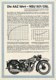 Preview: NSU 501 OSL Prospekt 1935 Preview: NSU 501 OSL Prospekt 1935