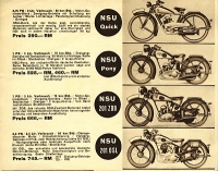 Preview: NSU Motorrad Programm 1936 Preview: NSU Motorrad Programm 1936