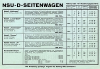 Preview: NSU Preisliste Seitenwagen 1.2.1936 Preview: NSU Preisliste Seitenwagen 1.2.1936