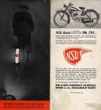 NSU Fahrrad Programm 1936