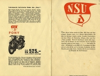 NSU Pony Prospekt 1936