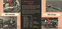 NSU 4 Vorzüge der NSU-Maschinen Prospekt 1936