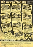 NSU Motorrad Programm 1937