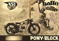 Preview: NSU 201 Pony Block Prospekt 1937 Preview: NSU 201 Pony Block Prospekt 1937