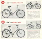 Bauer Sport-Bicycles brochure 1953