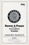 Renner-Original Programm 1929