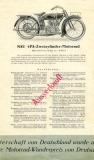 NSU Motorrad Programm 1924