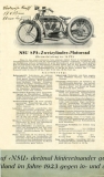 NSU Motorrad Programm 1924