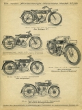 Württembergia motorcycle program 1927/28