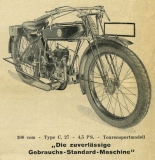 Württembergia Motorrad Programm 1927/28