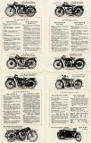 NSU motorcycle program 1927