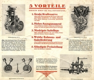 NSU motorcycle program 1927