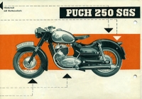 Puch 250 SGS Prospekt ca. 1955