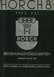 Horch 951 Bedienungsanleitung 8.1937