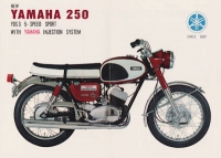Yamaha 250 YDS 3 Prospekt 1960er Jahre