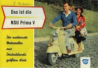 NSU Prima Fünfstern Prospekt 7.1957
