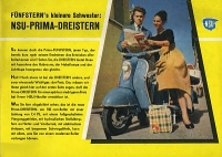 NSU Prima Dreistern Prospekt 11.1957