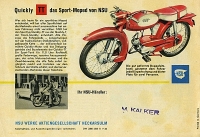 Preview: NSU Quickly N S T TT Prospekt 11.1959