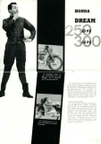 Honda Dream 250/300 brochure ca. 1963